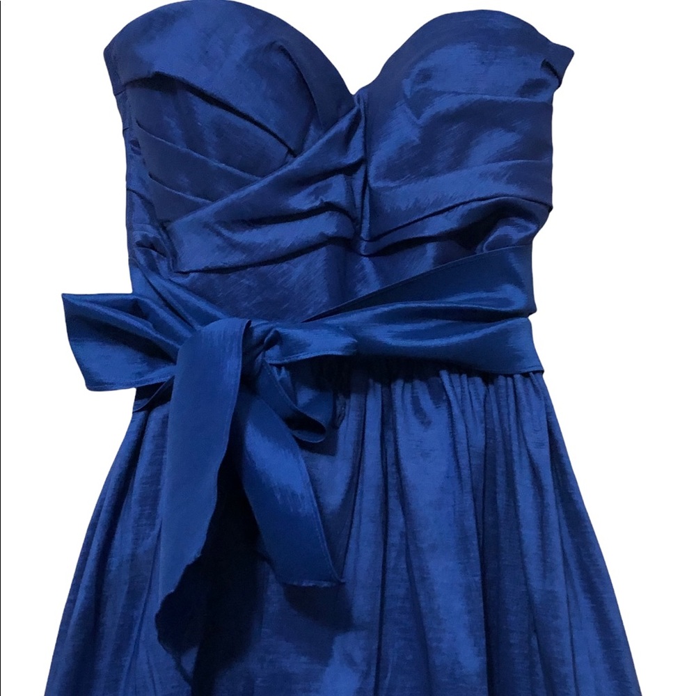 Calvin Klain Royal blue strapless cocktail dress size 8